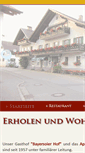 Mobile Screenshot of bayersoier-hof.de